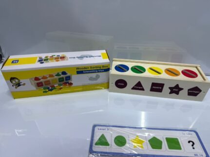 Wooden Shape and Color Sorting Box Toy