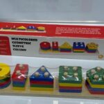 Multicolored Geometric Sleeve Column Game