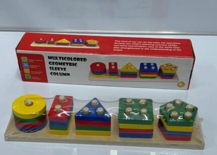 Multicolored Geometric Sleeve Column Game