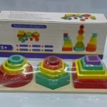 Stacked Tower with Shaped Box Educational Toy