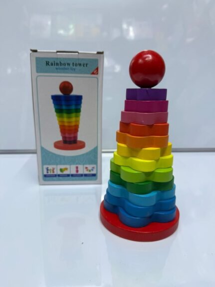 Rainbow Stacking Tower Toy