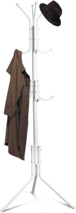 170cm high metallic coat/bags hanger stand