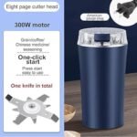 300W 8 blade mini Dry food grinder