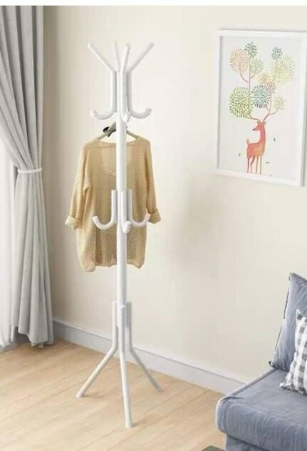 170cm high metallic coat/bags hanger stand