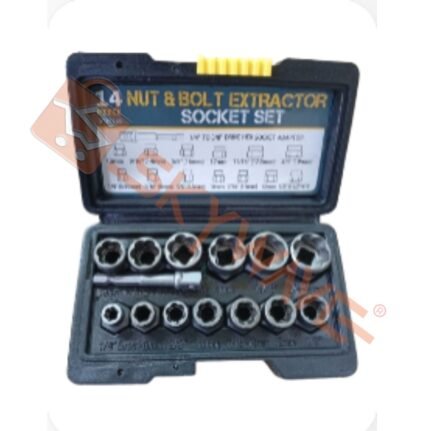 14-Piece Nut and Bolt Extractor Socket Set