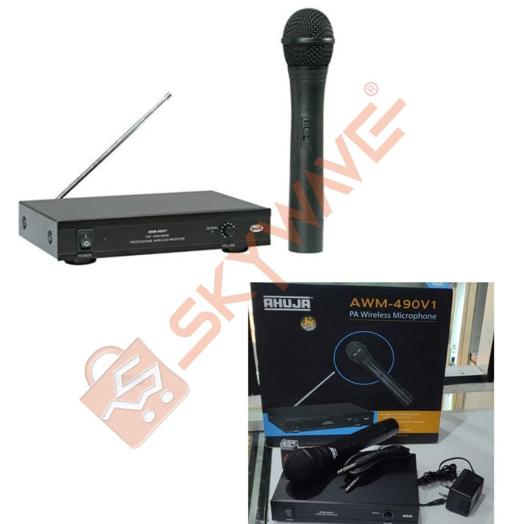 Ahuja AWM-490V1 PA Single Wireless Microphone Ahuja AWM-490V1 PA Single Wireless Microphone