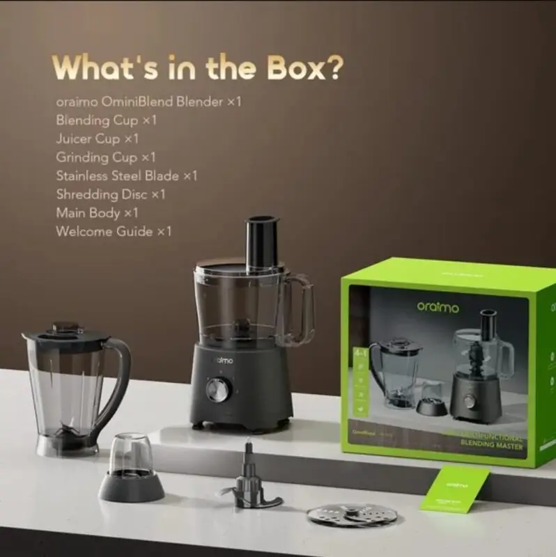 Oraimo OmniBlend 1500W 4-In-1 Blender