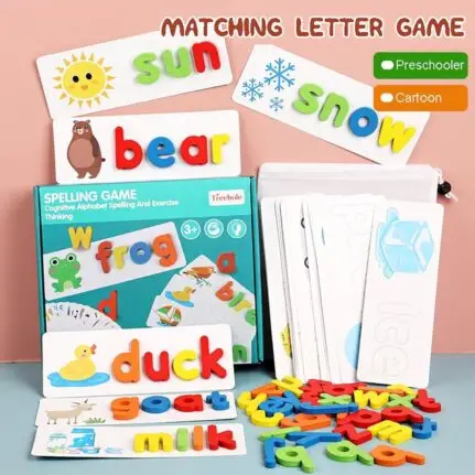 Matching Letter Spelling Game Set