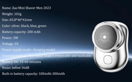 Rechargeable Pocket Mini Shaver Grinder