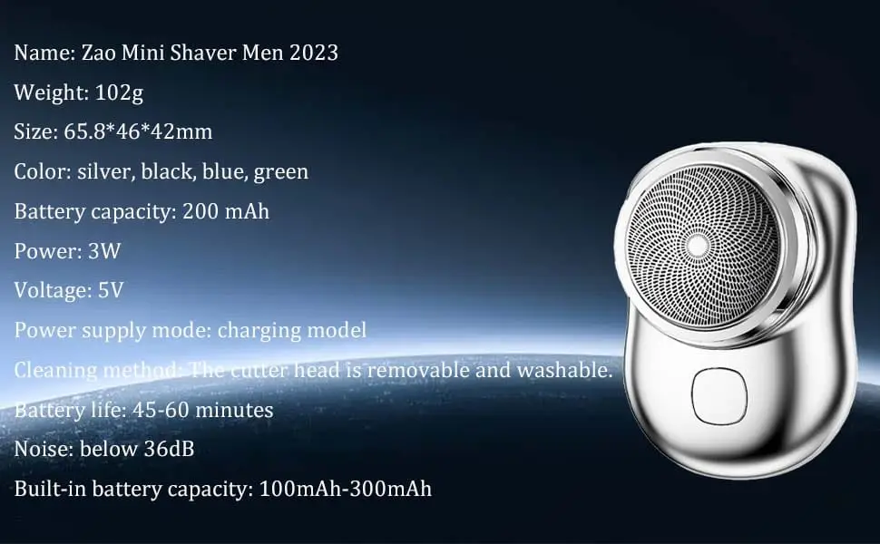 Rechargeable Pocket Mini Shaver Grinder Rechargeable Pocket Mini Shaver Grinder