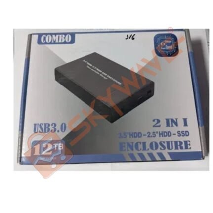 2-in-1 3.5" and 2.5" HDD/SSD Enclosure