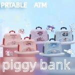 Handbag Password and Fingerprint ATM Saving Can