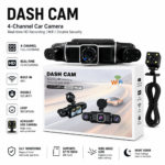 4-Channel Car Dash Camera System