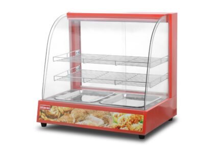 Electric food display and warmer