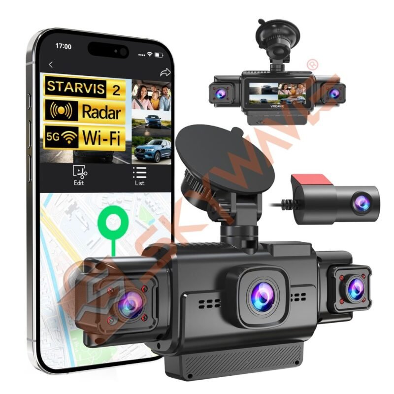 4-Channel Car Dash Camera System