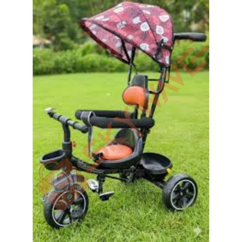 Kids' push tricycles