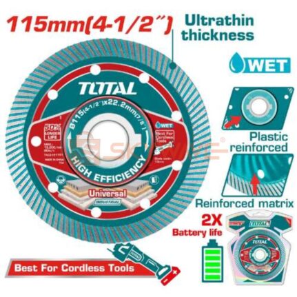 Total Ultrathin diamond disc with flange TAC2151151