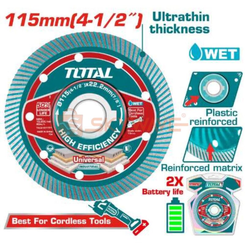 Total Ultrathin diamond disc with flange TAC2151151