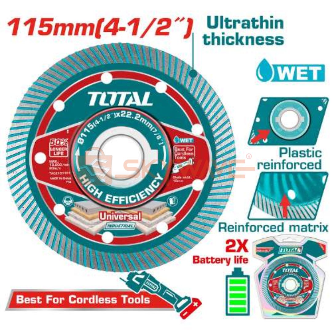 Total Ultrathin diamond disc with flange TAC2151151 Total Ultrathin diamond disc with flange TAC2151151
