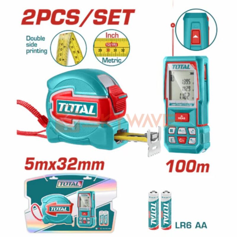 Total Laser distance detector combo kit TOS250902