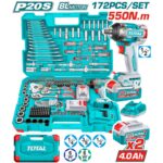 Total 172 Pcs Cordless impact wrench tools set THKTHP41728