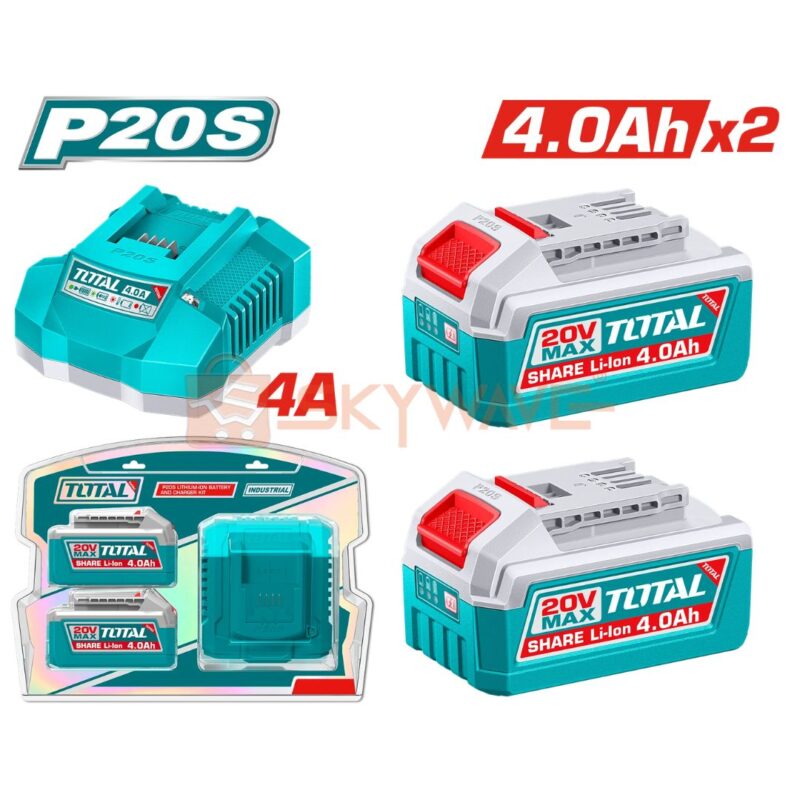 Total Lithium-Ion battery and charger kit TFBCPK2013