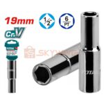 Total 1/2" Deep hexagonal socket THTST12193L