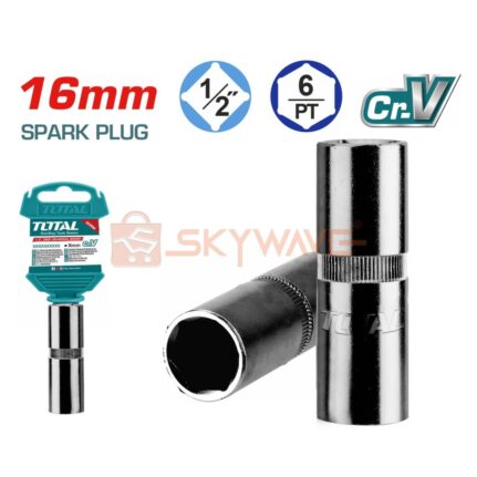 Total 1/2" Spark plug socket THSPS12166