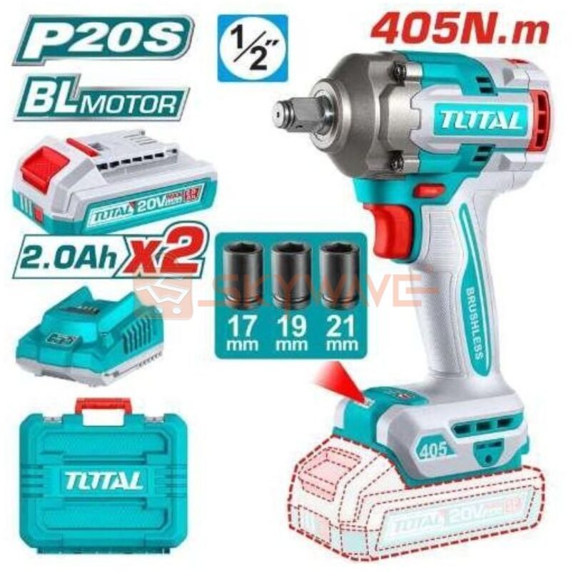 Total Cordless impact wrench TIWLI2045