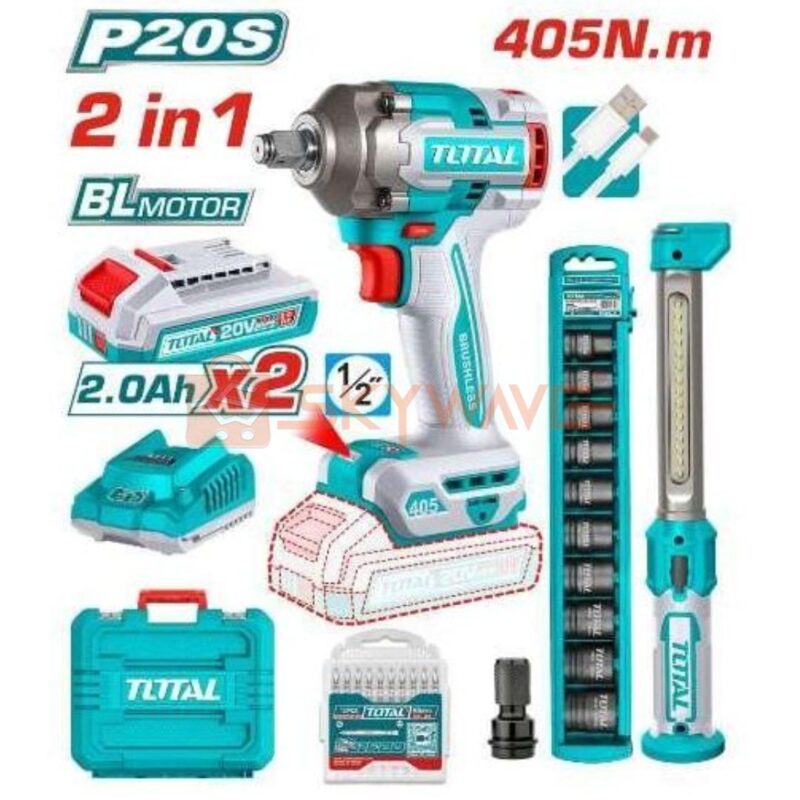 Total Cordless 2 pcs combo kit TOSLI23056