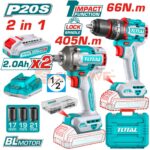 Total Cordless 2 pcs combo kit TCKLI20286