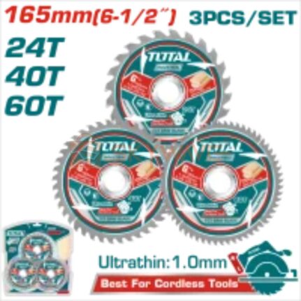 Total Ultra-thin TCT saw blade set TAC236165