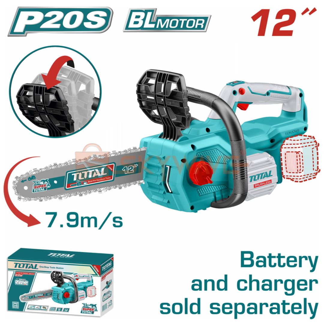 Total Cordless chain saw TGSLI201262 Total Cordless chain saw TGSLI201262