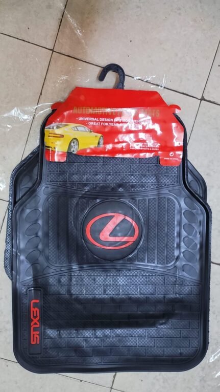 Branded rubber car floor mats