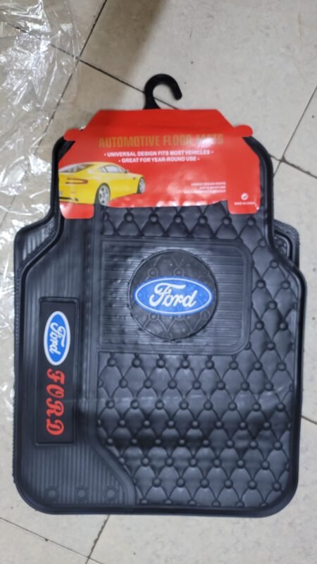 Branded rubber car floor mats