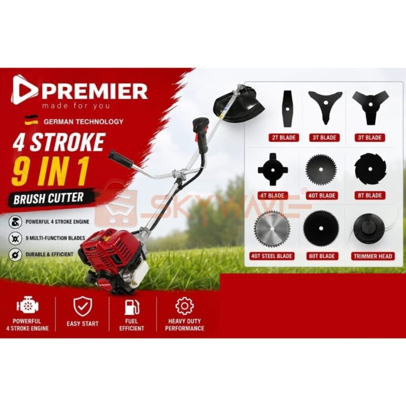 Premier 4-stroke 9-in-1 brush cutter