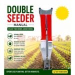 Manual double seeder