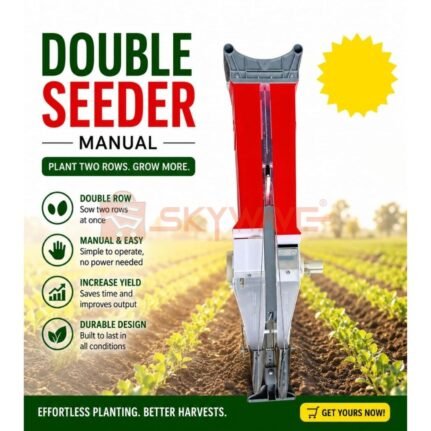 Manual double seeder