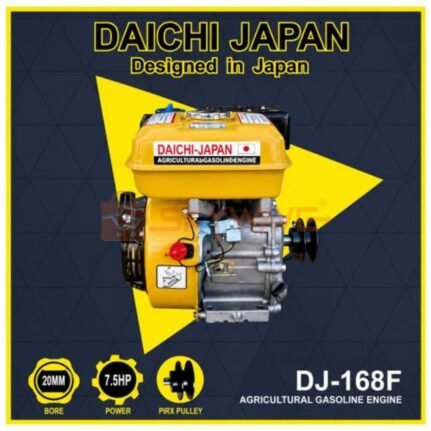 Daichi 7.5hp petrol engine with pulley DJ-168F