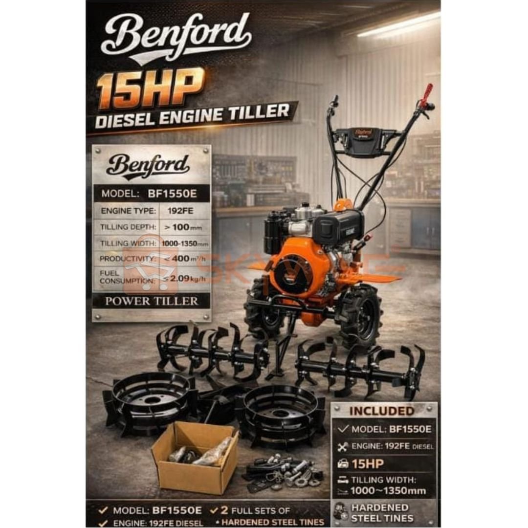Benford 15HP Diesel Engine Tiller BF1550E Benford 15HP Diesel Engine Tiller BF1550E