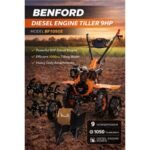 Benford 9HP Diesel Engine Tiller BF1050E