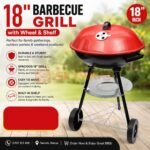 18-Inch barbecue charcoal grill
