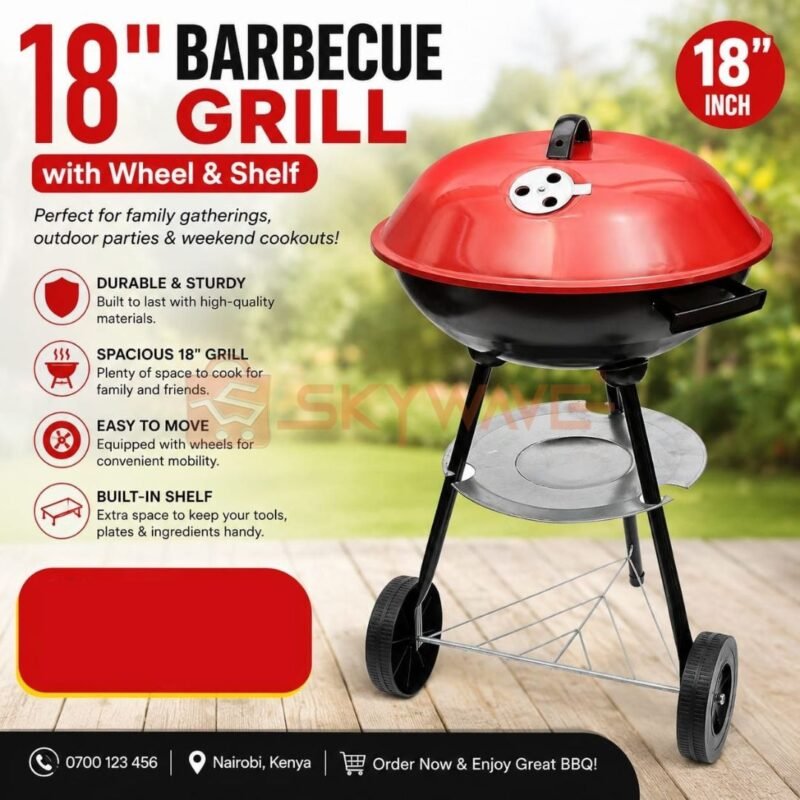 18-Inch barbecue charcoal grill