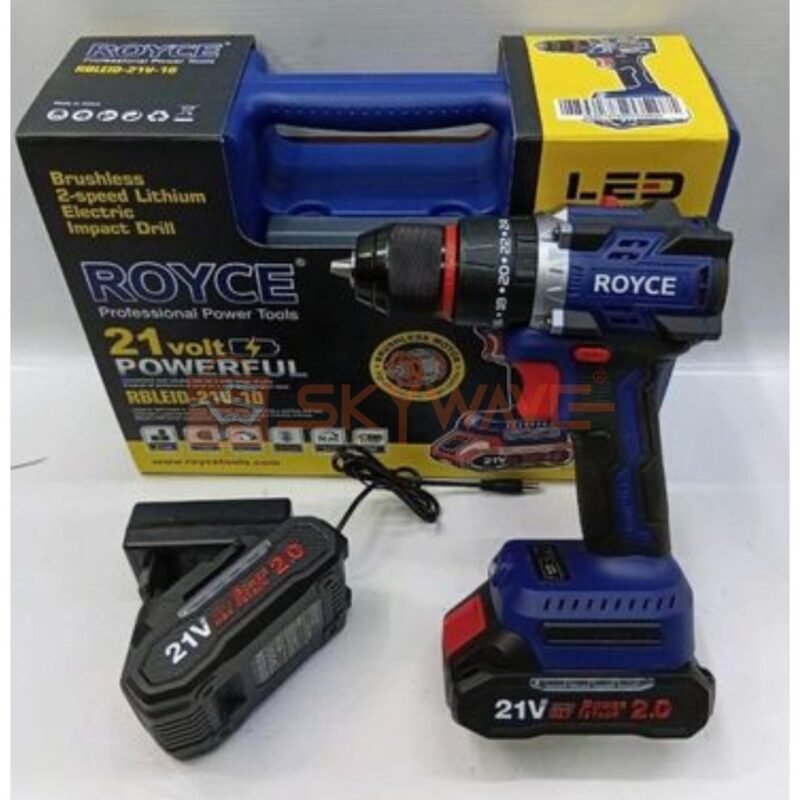 Royce 21V brushless drill