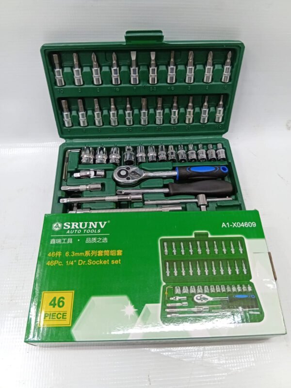SRNUV 46 piece socket set A1-X04609