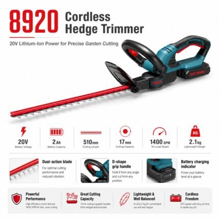 Ronix cordless hedge trimmer 8920