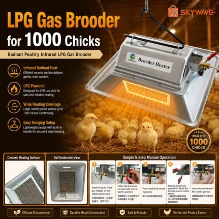 Teenwin LPG Gas Brooder for 1000 chicks