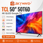 TCL 50-Inch 50T6D 4K QLED Google TV