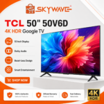 TCL 50-Inch 50V6D 4K HDR Google TV