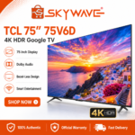 TCL 75-Inch 75V6D 4K HDR Google TV